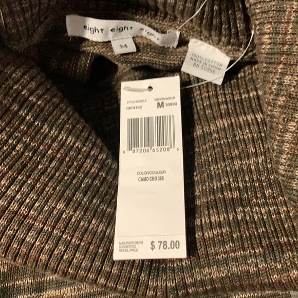 Eight eight eight Cowl Neck Tunic Sweater Dress - Picture 9 of 14